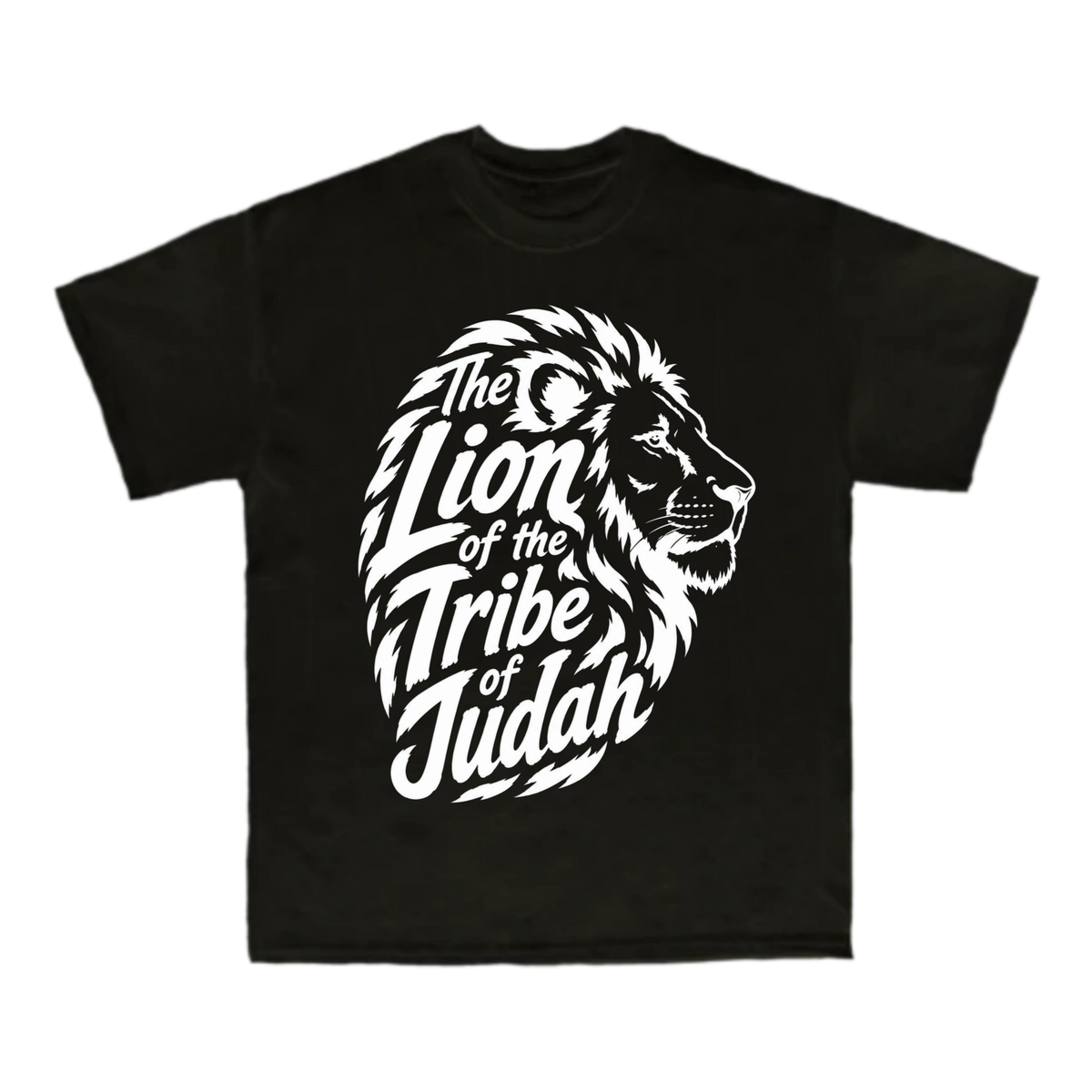 LION OF THE TRIBE OF JUDAH (BLACK AND WHITE)