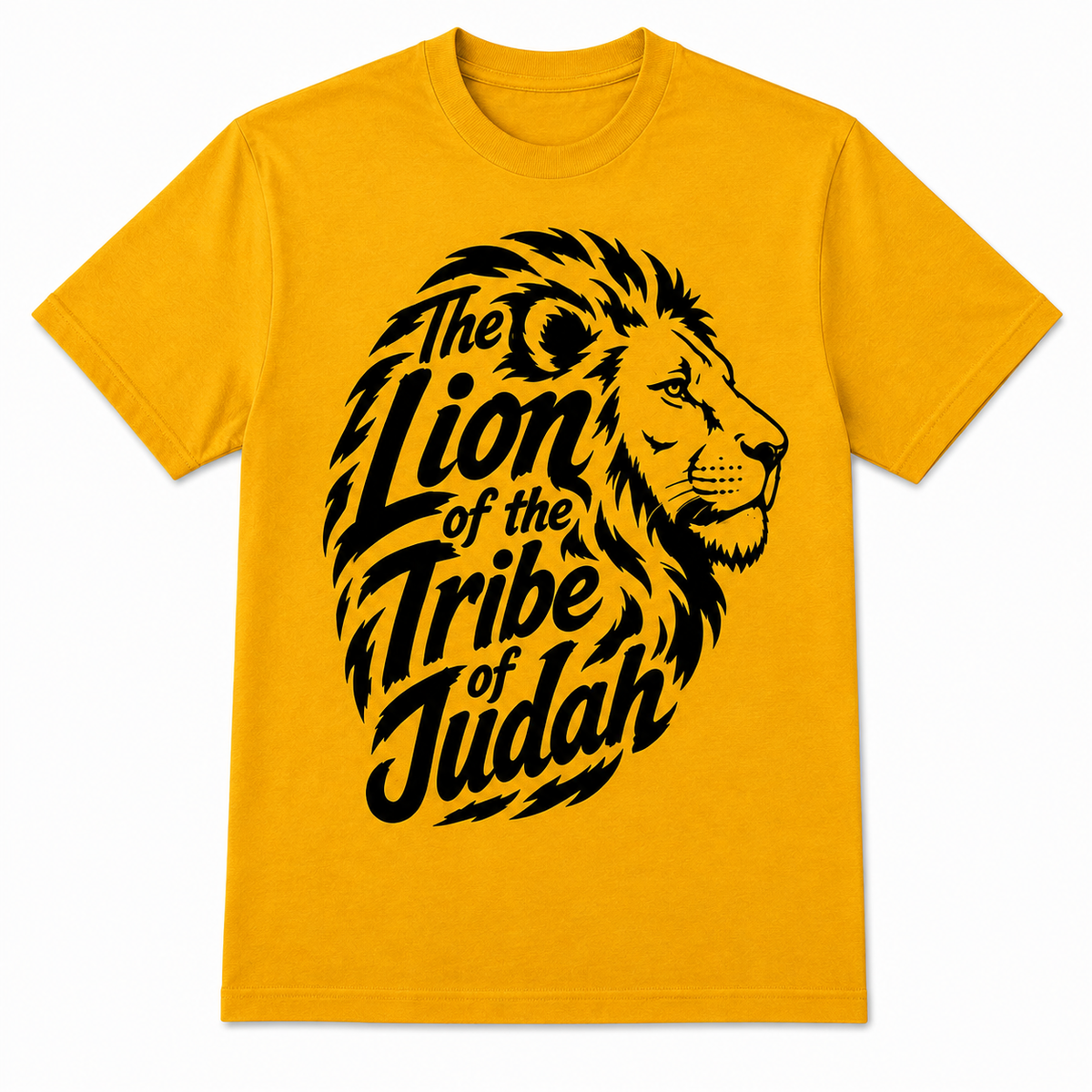 THE LION OF THE TRIBE OF JUDAH (GOLD/BLACK)