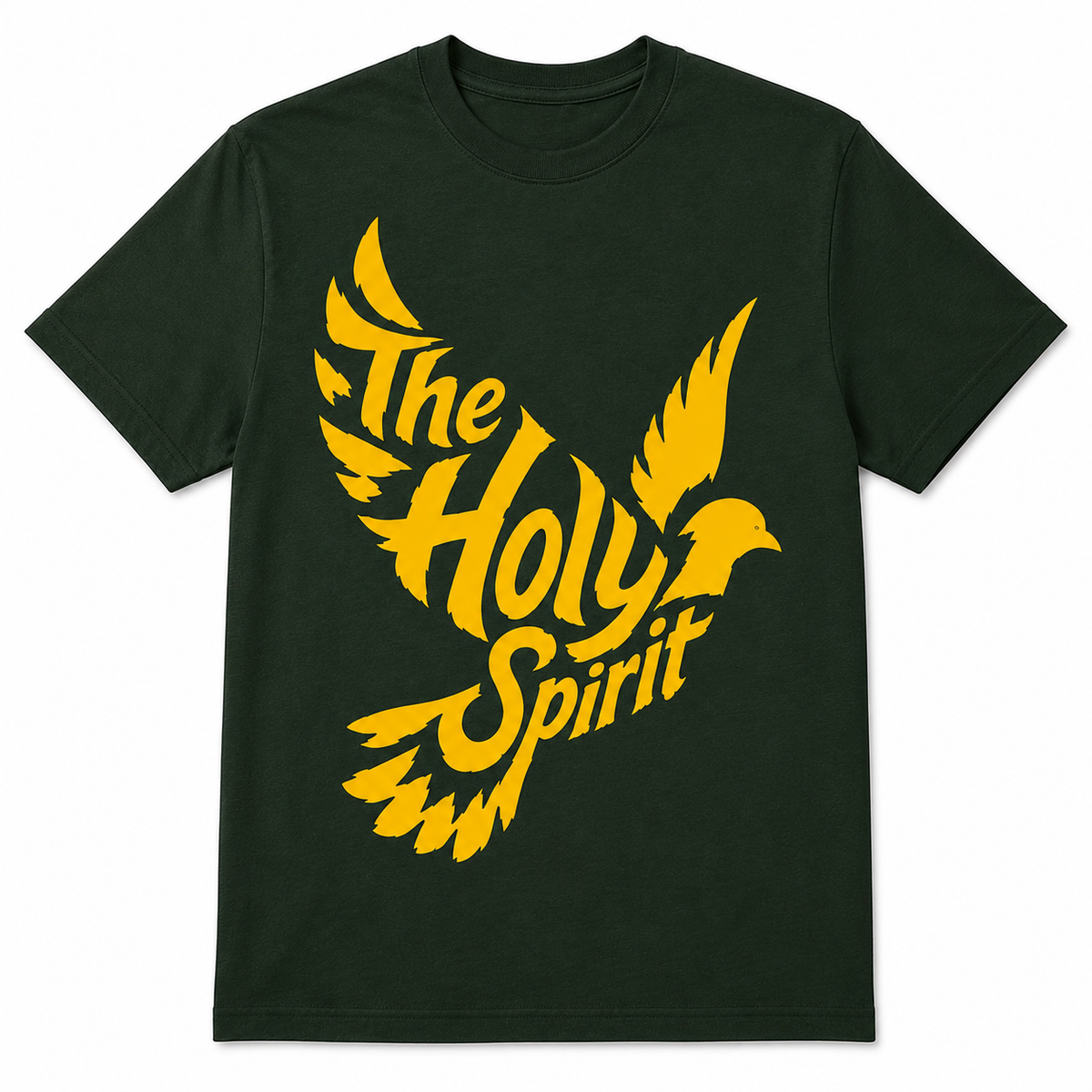 THE HOLY SPIRIT TEE (GREEN/GOLD)
