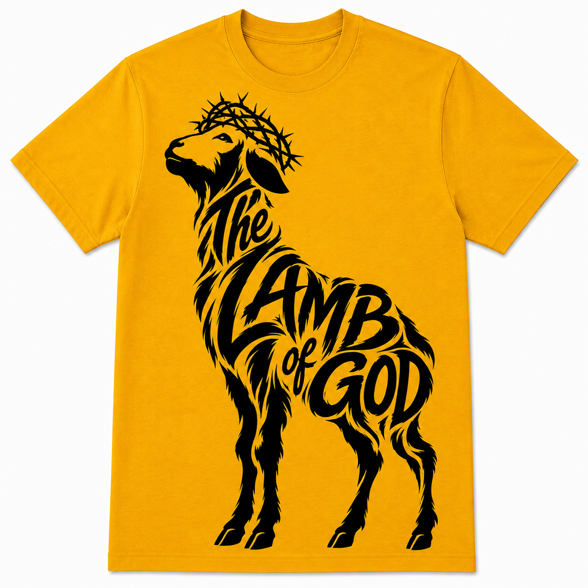 THE LAMB OF GOD (GOLD/ BLACK)